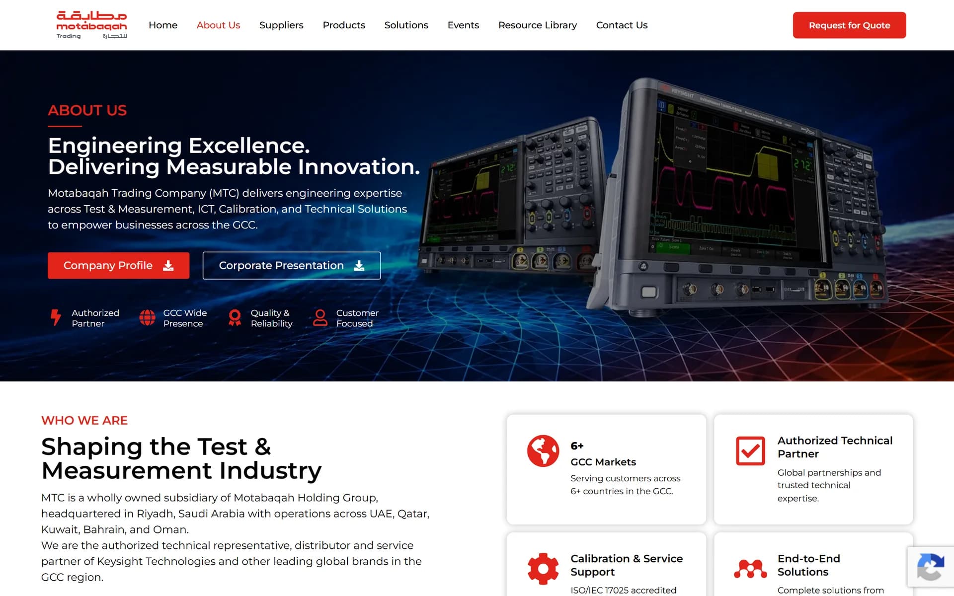 Motabaqah Trading About Us page overview