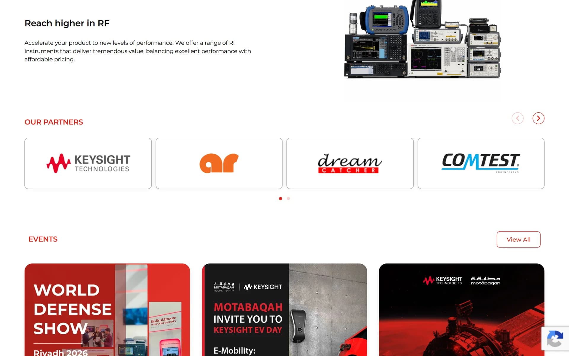 Motabaqah partner brands including Keysight