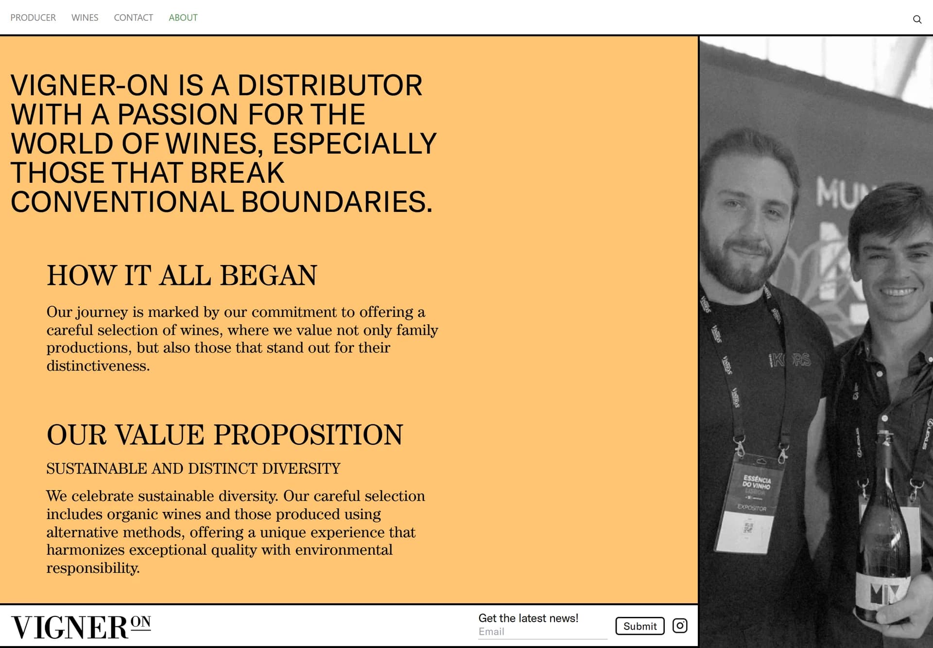 About — passion for wines beyond conventional boundaries